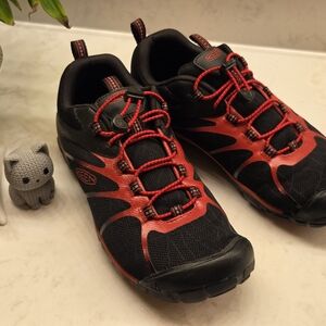 Keen Black and Red Athletic Shoes